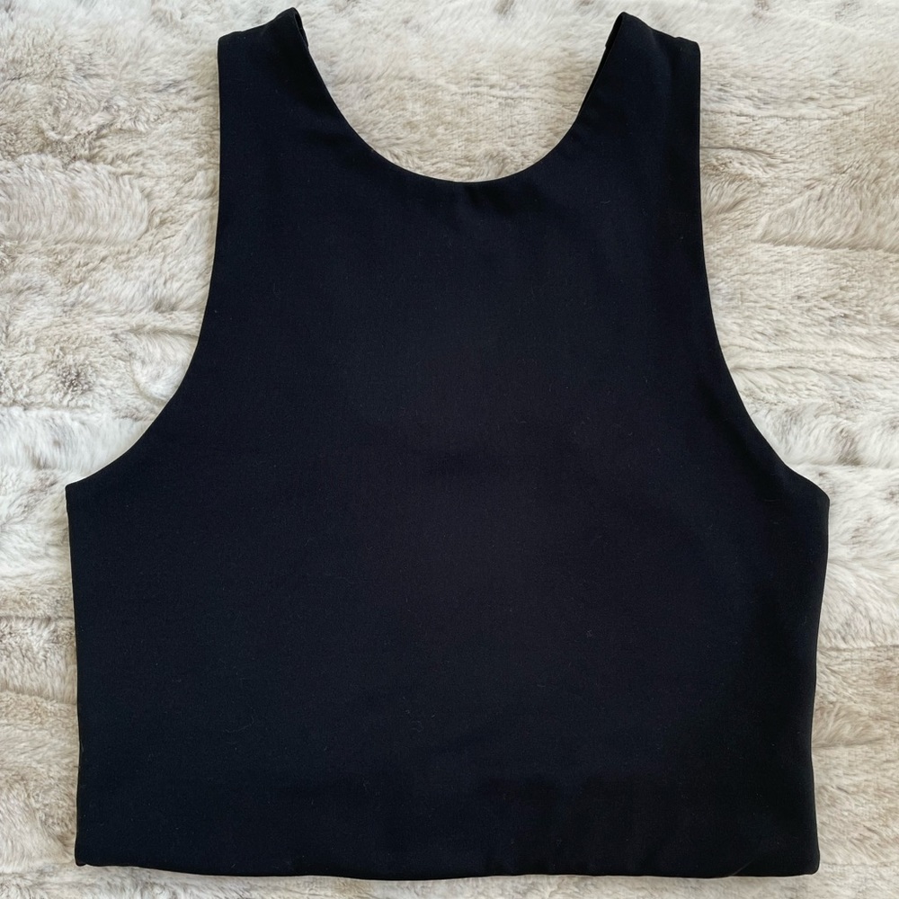 Girlfriend Collective Dylan Tank Bra XS Black
